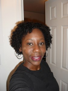 Fluffed and ready to go -- still with the darned splotch. Could it be the flash? I could be walking around with a big ol' splotch on my cheek that I can't see. Sigh.