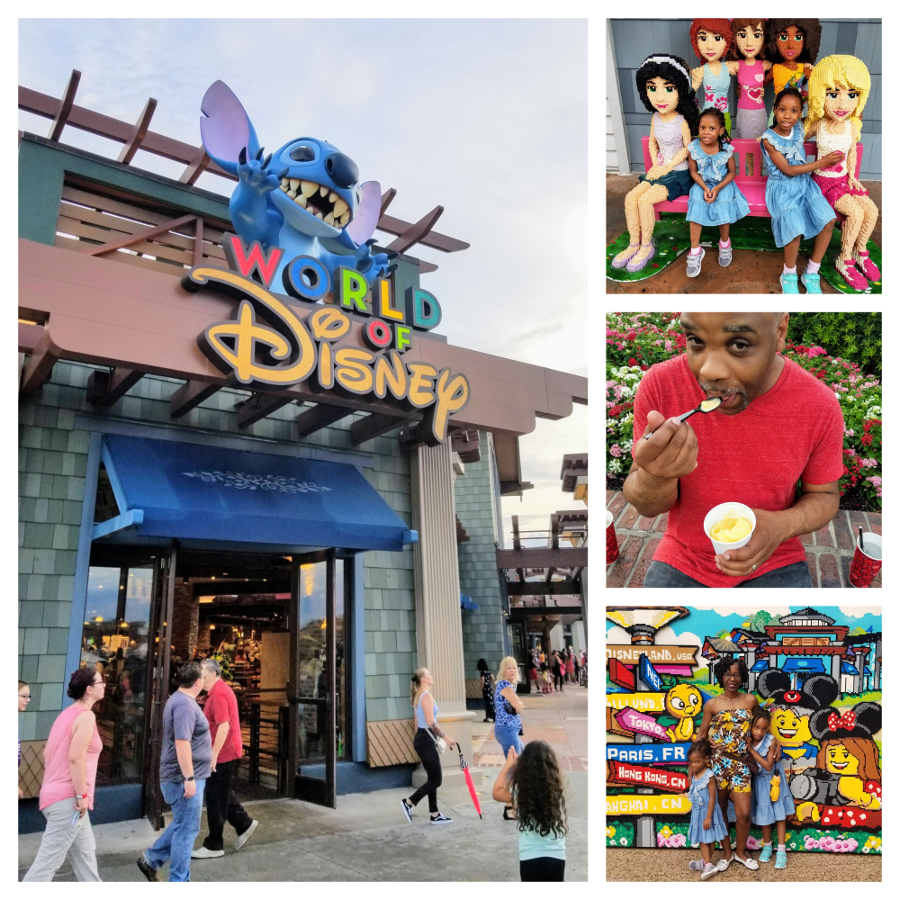 A compiliation of photos from Disney Springs.